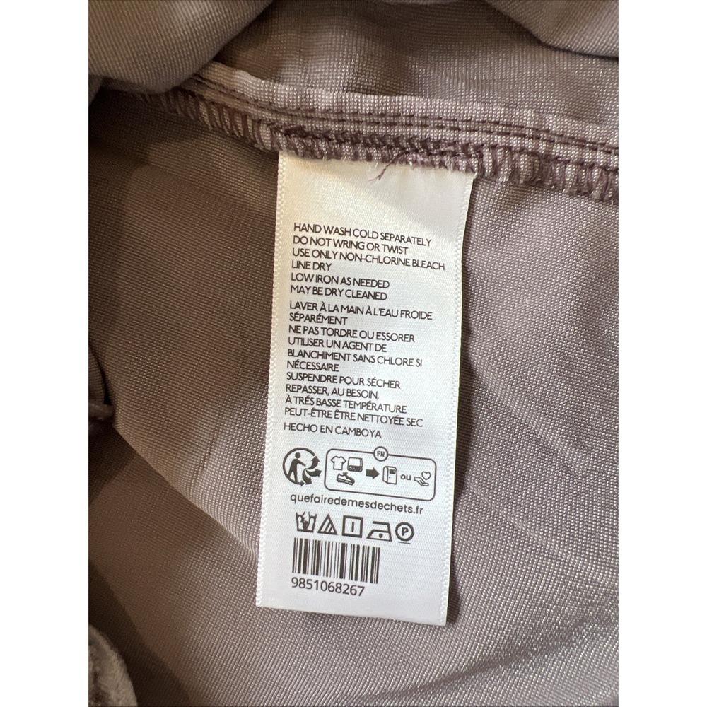 Anthropologie The Hadley Velvet Relaxed Buttondown Shirt by Pilcro Flint Medium - Picture 5 of 7